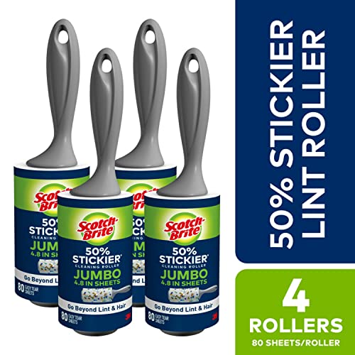 Scotch-Brite 50% Stickier Jumbo Surface Lint Rollers #TOP11