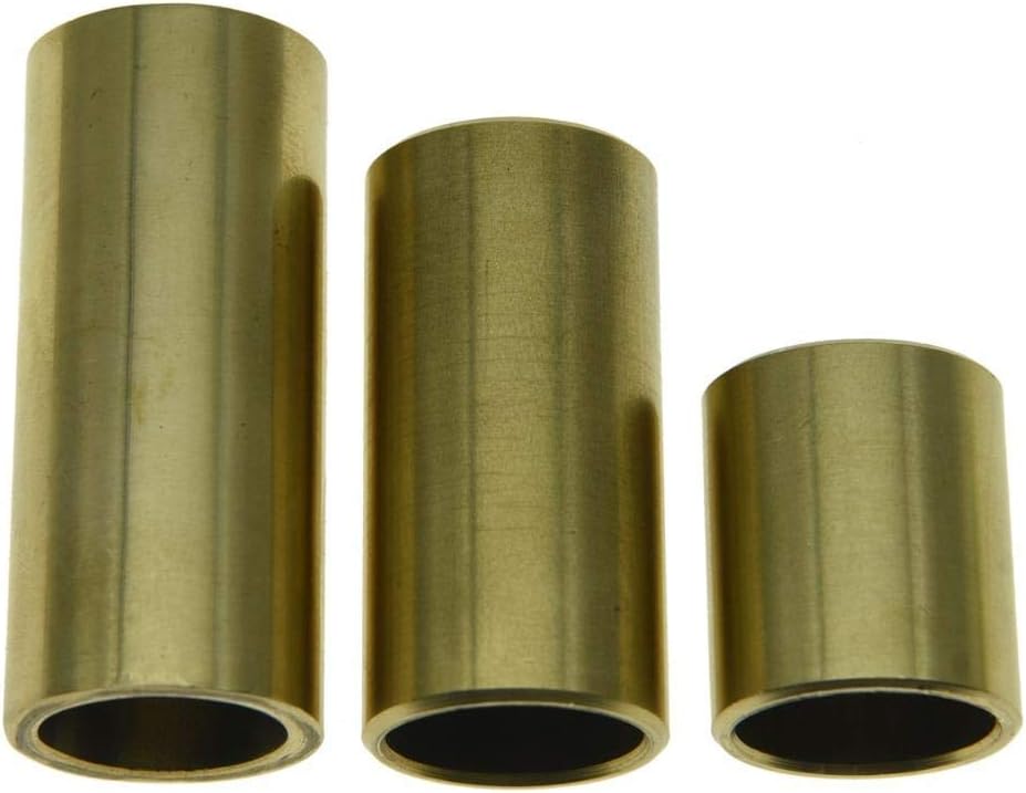 KAISH Guitar Knuckle Slide Guitar Brass Finger Slides with 28mm Length