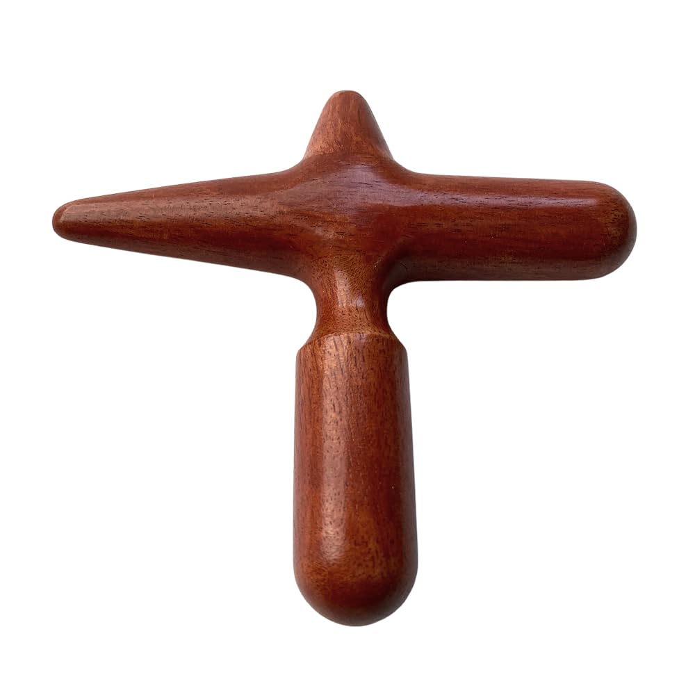 VIE Thai Massage Tool, Cross Bar Body Massage, 10x11x1.5cm