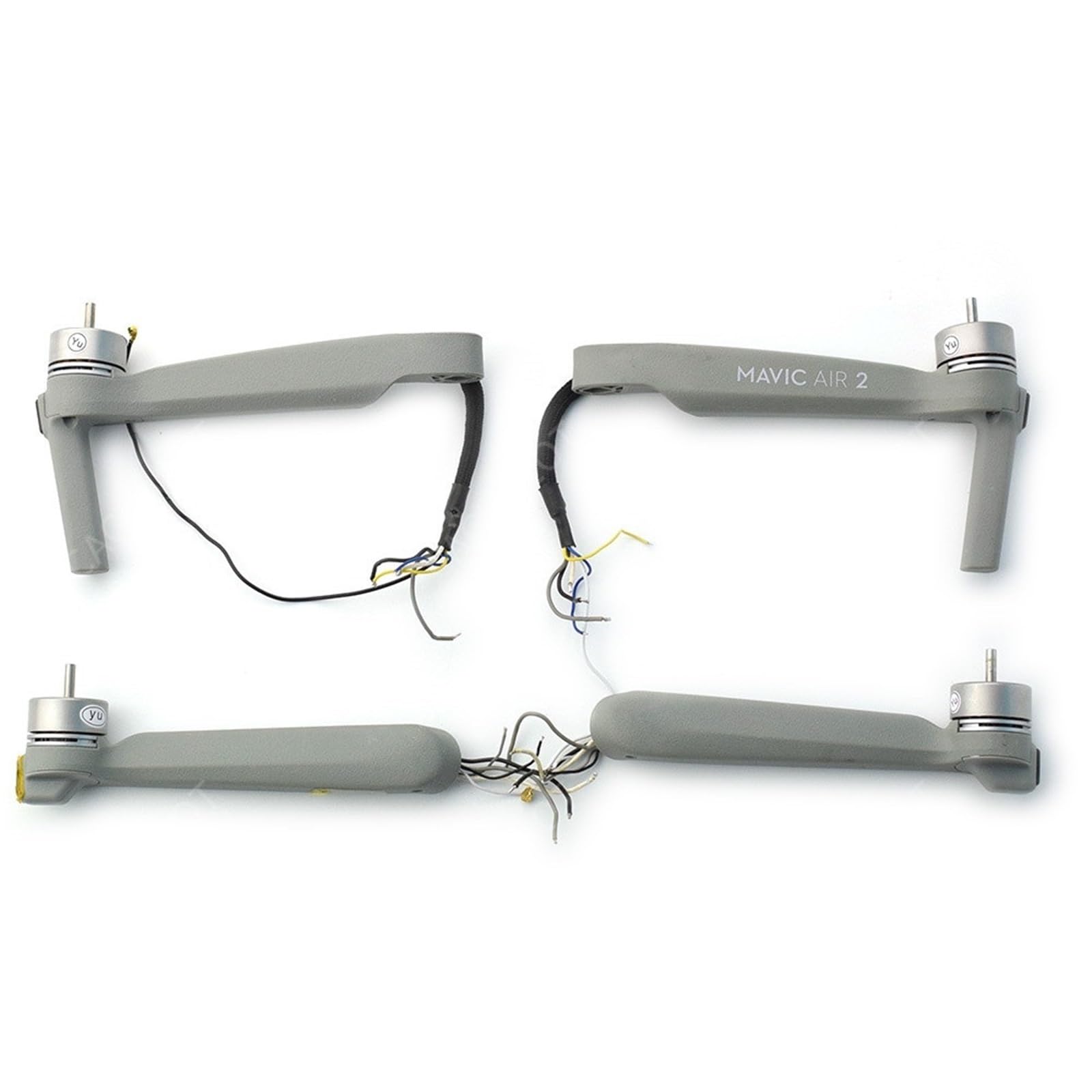 Ramię silnika do drona z kamerą DJI Mavic Air 2 RC Wymiana lewego/prawego przedniego/tylnego ramienia silnika Części naprawcze(1 Set)
