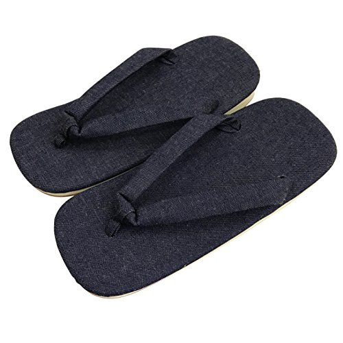 Edoten Made in Japan Setta Sandals. Amezoko Rubber Sole. XL All Denim2