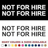 Algopix Similar Product 17 - Set of 2 NOT FOR HIRE Tractor Truck Tow