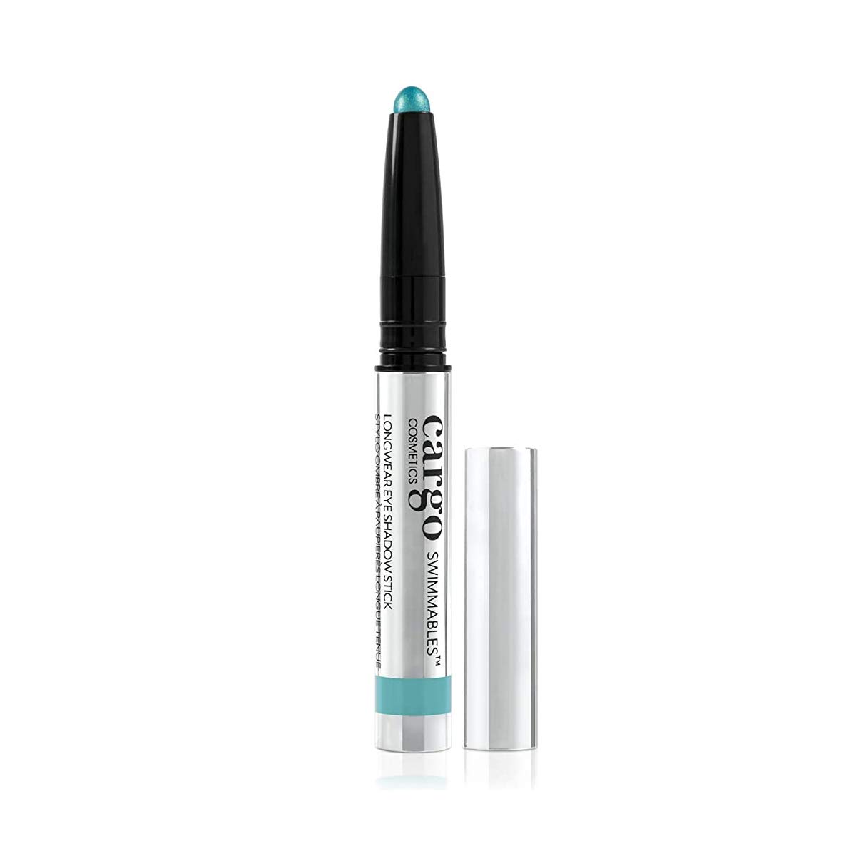 Cargo Cosmetics Swimmables Cream Eyeshadow Stick, Eyeshadow Pencil for Eyes Paradise Bay 0.03 Ounce (Pack of 1)