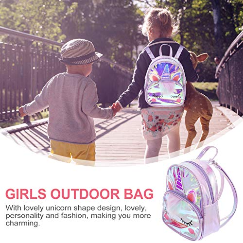 KESYOO 1 Unidade de Mochila para Crianças Bolsa de Unicórnio de Grande Capacidade Linda Mochila para