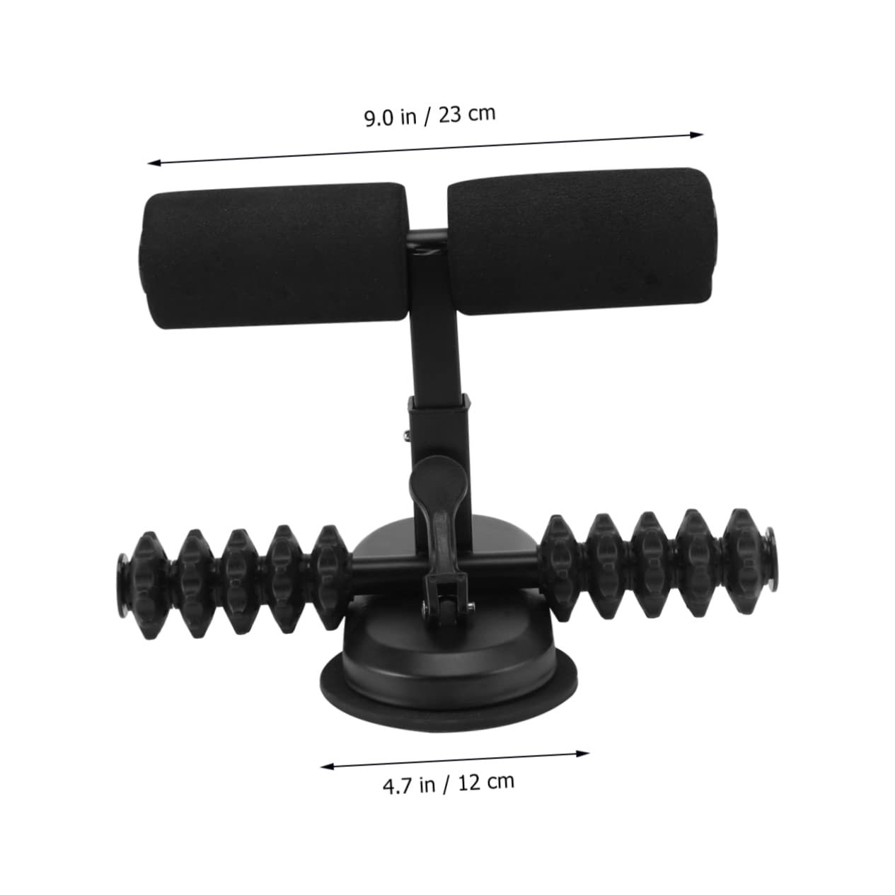 HONMEET Home Fitness Equipment Sit-up Assist Device Double Bar Large Suction Cup Marble/granite Compatible