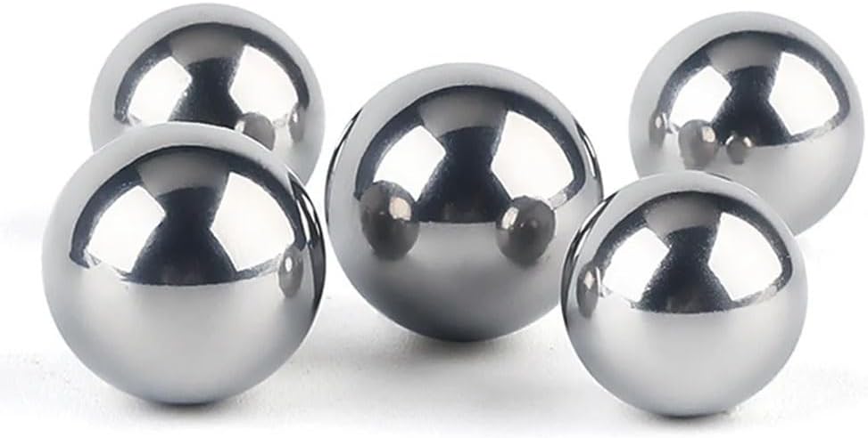 304 Stainless Steel Beads Ball, High Precision Bearings Roller Beads Smooth Solid Ball, Dia 0.5mm 1mm~30mm (Size : 18mm (5Pcs))