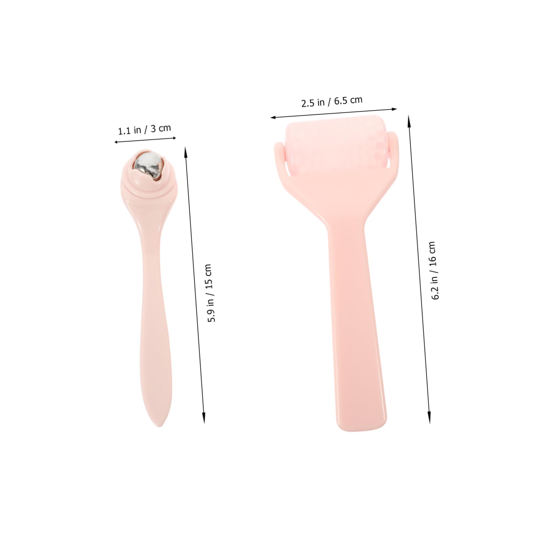 Didiseaon 5 Juegos masaje con rodillos Buque de vapor facial cara de hielo cara de vapor rolo massagem massage roller rodillo de ojos rodillos de hielo Educación física rosa