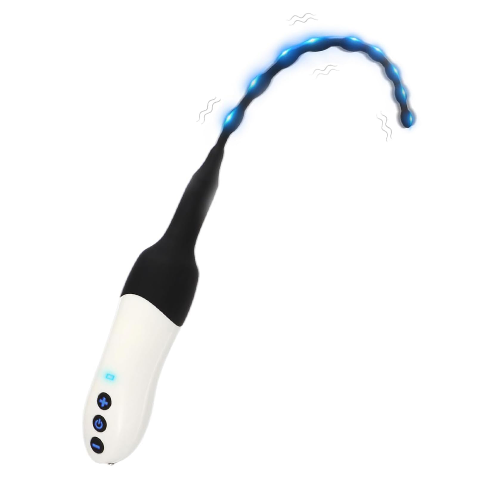 Dilatadores Uretrales Vibratorios para Hombres, Plug de Pene con Estimulación del Glande, 20 Modos de Pene, Dilatador para Principiantes, Juguete Eróticos Masturbación para Hombres y Parejas (Blanco)