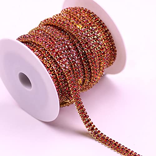 Garniture strass cristal AB pour customiser robe de soirée et sacs