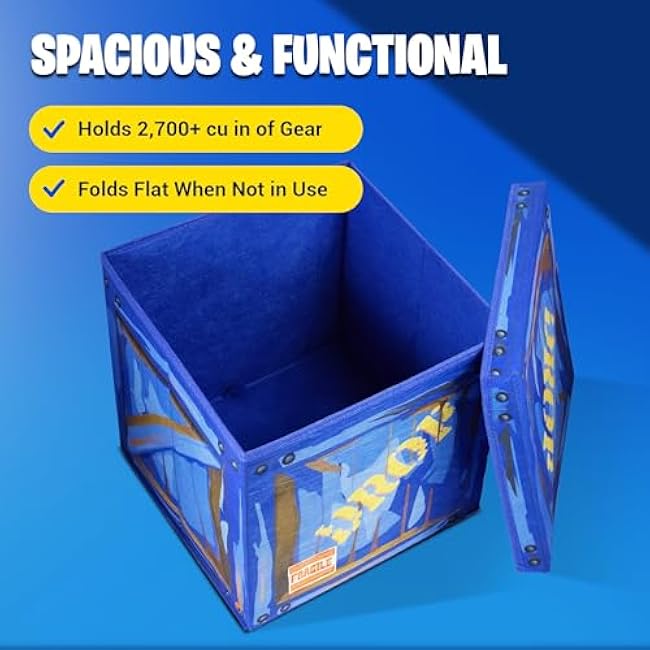 CampLiner Loot Drop box storage box fabric construction great for parties and long term storage of gaming gear.