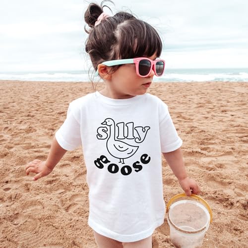 Silly Goose Toddler Shirt - Funny Farm Animal Top For Boys and Girls - Natural Toddler & Youth Tee4