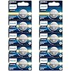 PHILIPS CR2450 Battery 10 Pack, cr2450 3v Lithium Coin Cell Batteries, 10 Year Shelf Life, Long-Lasting 2450 Batteries for Car Key Fob, Medical Devices, MyQ Battery, Remote Controls.