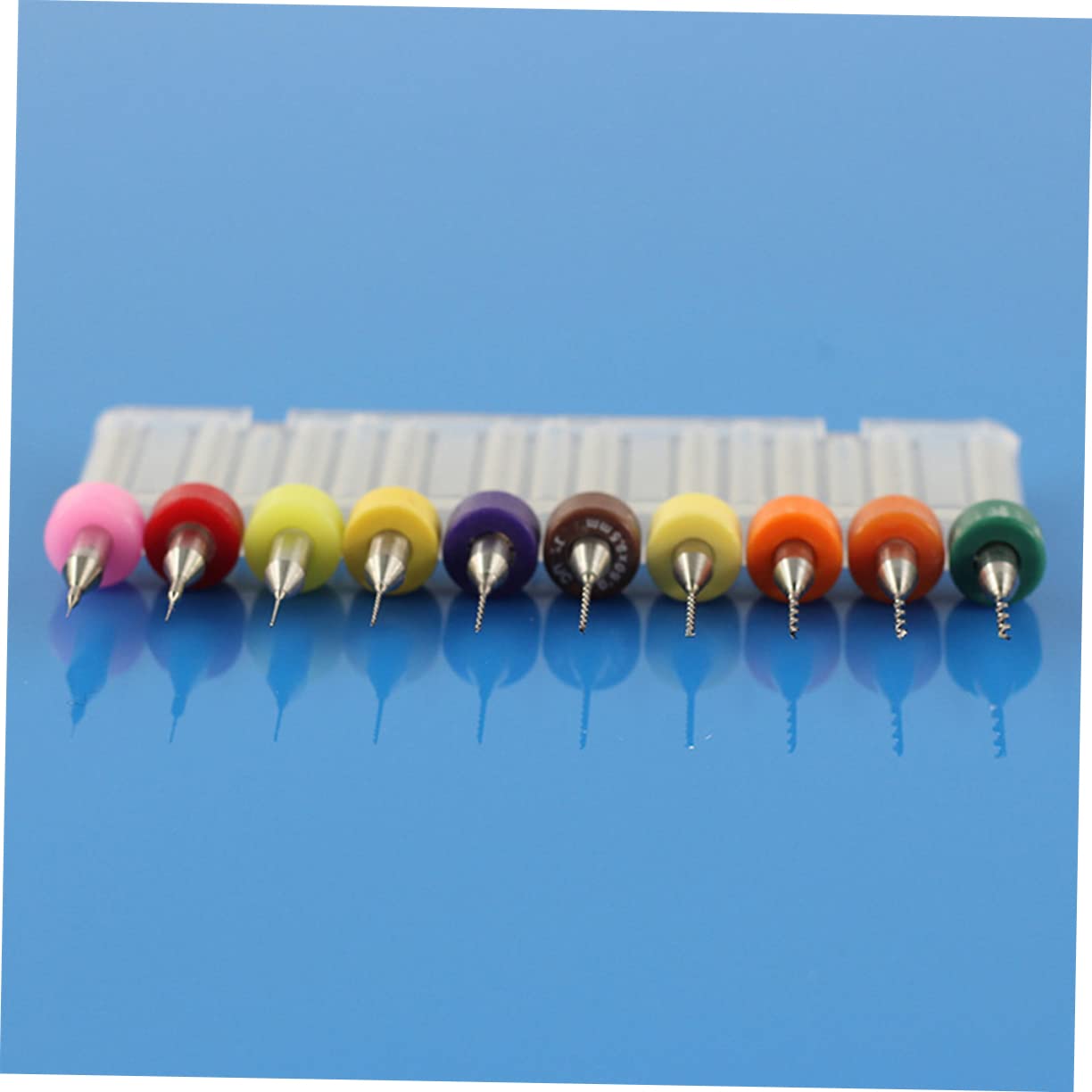 10 Pcs PCB Drill Bits Set Tungsten Steel Micro Engraving 0.6mm-1.5mm | 10 Assorted Sizes, Cnc Rotary Tool Use, Plastic and Fiberglass Drilling, Longer Working Life, Abrasion Resistance