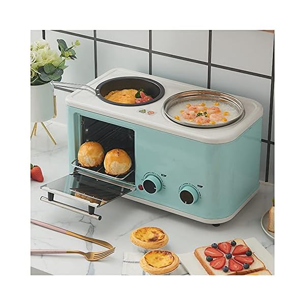 Gjj*dfgh Breadmakers, Multifunctional Breakfast Machine, Household Four-in-one Breakfast Machine, Three-in-one Toaster Electric Oven.