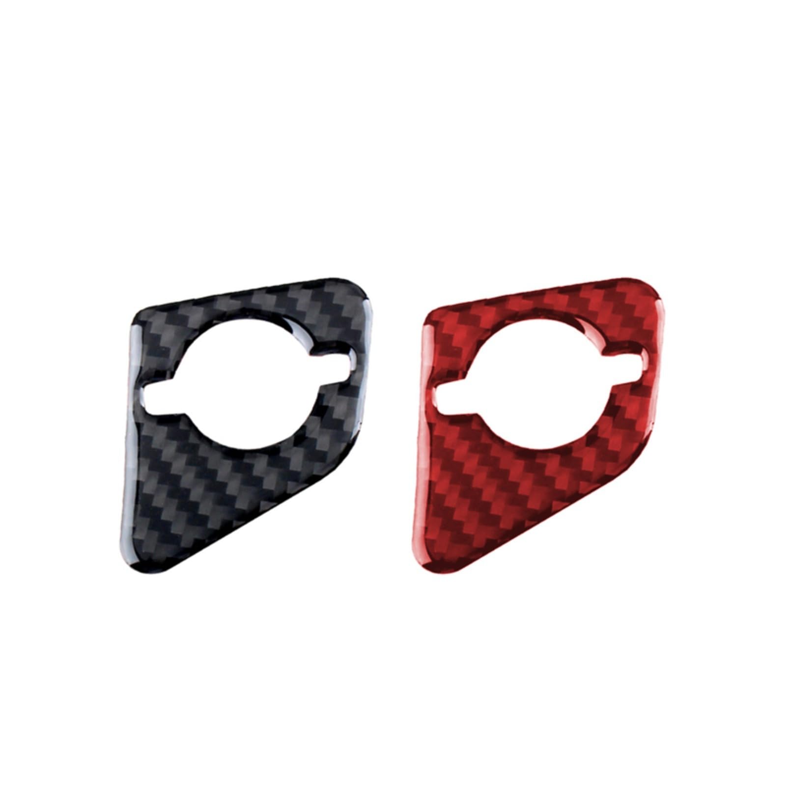 Manopola multimediale con Guida a Sinistra Coperchio del Pannello dei Pulsanti Trim Sticker Decal Accessori per Auto Fibra di Carbonio(2) per Q7 2016-2019