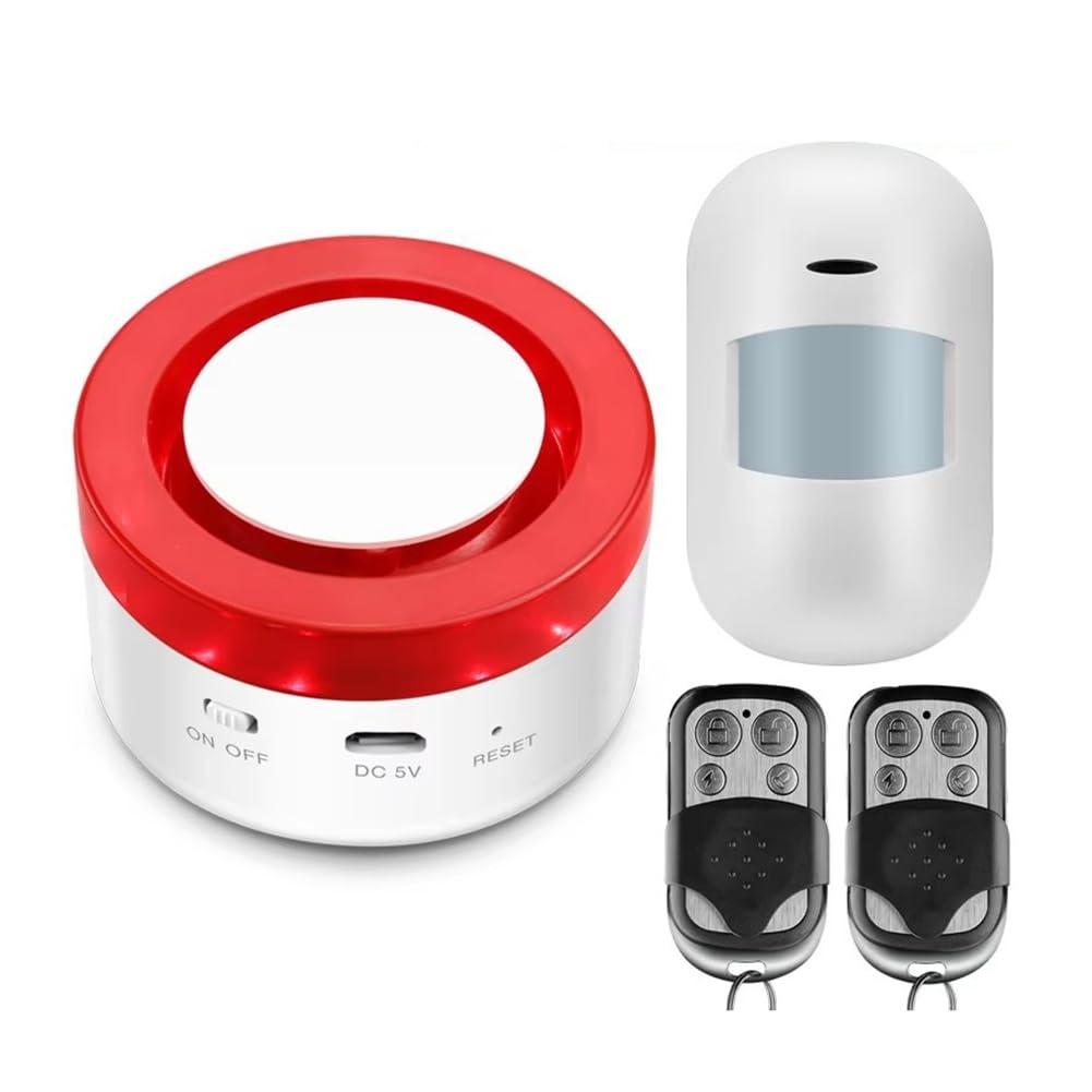 Alarme maison WiFi sans fer avec capteur mouvement et alerte smartphone