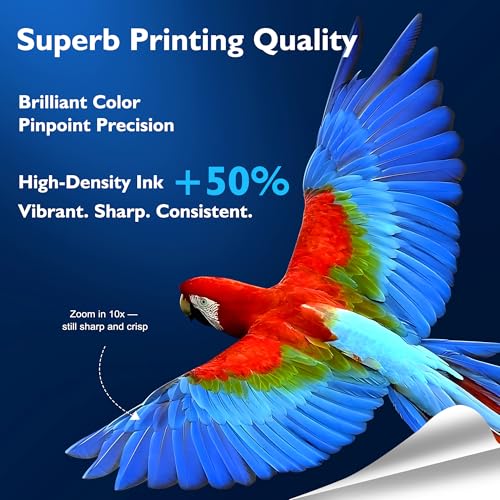 Image of LC504 LC 504 Ink Standard Yield Replacement for Brother LC504 Ink | LC504 Ink Cartridges for Brother Printer MFC-J1355DW MFC-J1365DW MFC-J1367DW (4 Pack, BK /C /M /Y)