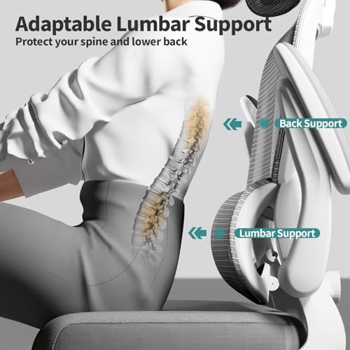 image for TRALT Office Chair Ergonomic Desk Chair, 330 LBS Home Mesh Office Desk