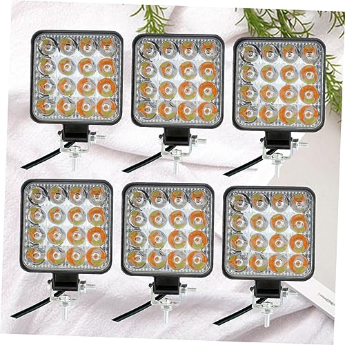 Anneome 6Pcs Lâmpada De Carro Auto Luzes LED Luz De Cúpula De Carro Luz De Carro Suv