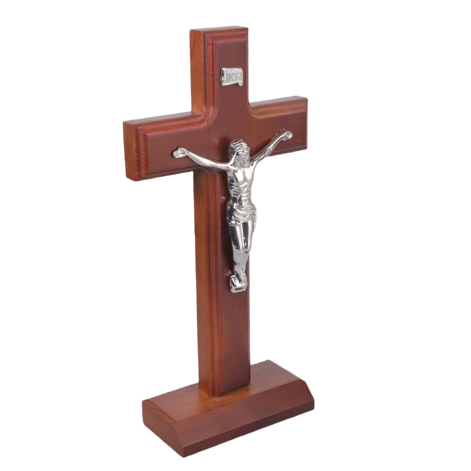 Cruces católicas de madera con acabado liso y diseño Shurhome elegante