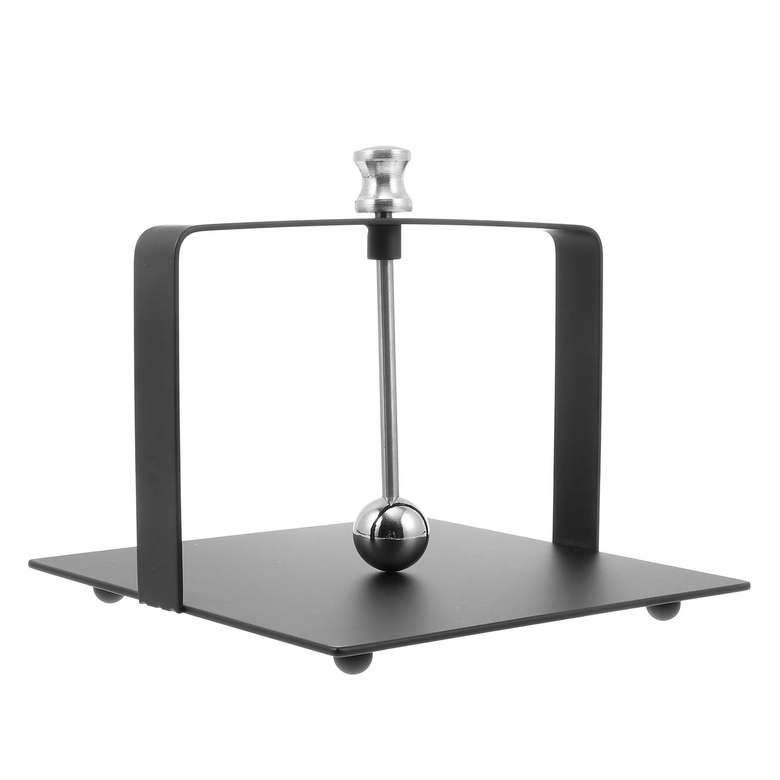 Soporte para Pañuelos de Hotel Negro, Servilletero de Acero Inoxidable, Soporte Vertical Grande 17,5x17,5 Cm, Dispensador Práctico para Cocina, Comedor y Restaurante