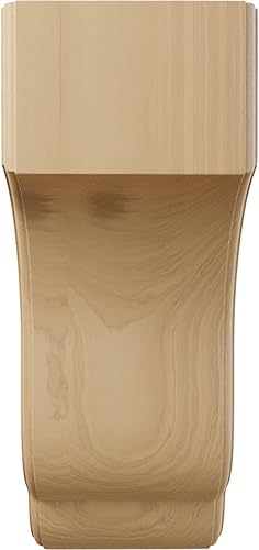 Vista 54 de Ekena Millwork ménsula Capistrano Mission de 2.5 pulgadas de ancho x 2.75 pulgadas de profundidad x 4.5 pulgadas de alto, COR02X02X04CPAL Alder