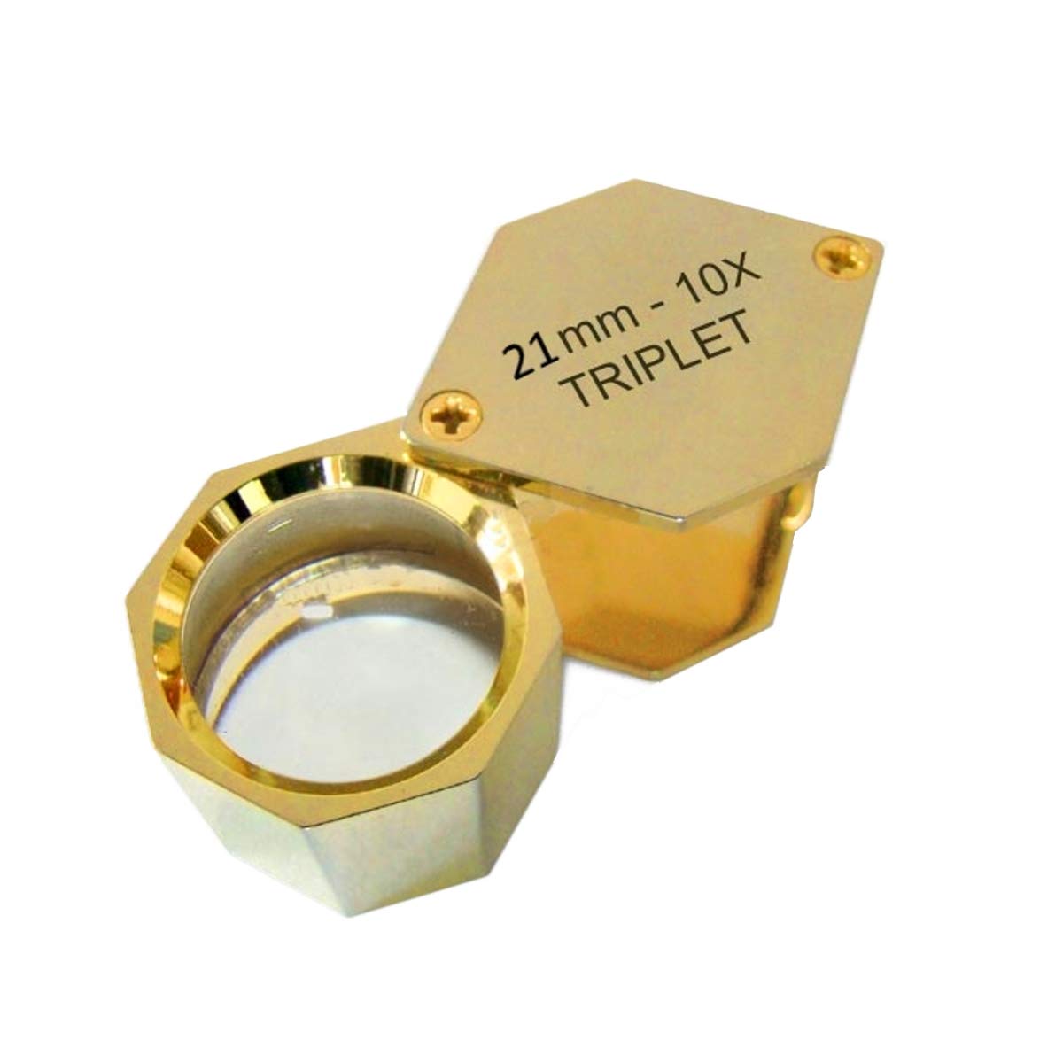 BullongeTriplet loupe VISICON Hexa 21x10 Gold-Plated by BULLONGÈ