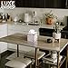 Luxe Designs Rustic Wood Tissue Box Cover with Slide-Out Bottom Panel - Decorative Mango Wood Tissue Box Holder for Bathroom, Car, or Office Desk - 5.7 x 5.7 x 6.5 Inches, Rustic White (Set of 2)