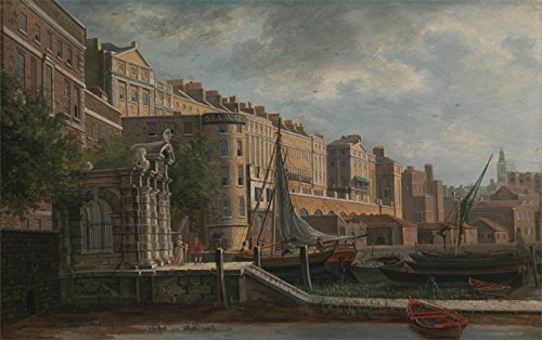 Cuadro decorativo de York Water-Gate de Daniel Turner impreso en mate 2