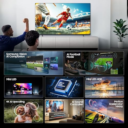 Image of Samsung 55 inches Mini LED 4K Samsung Vision AI Smart TV UA55M80HAULXL