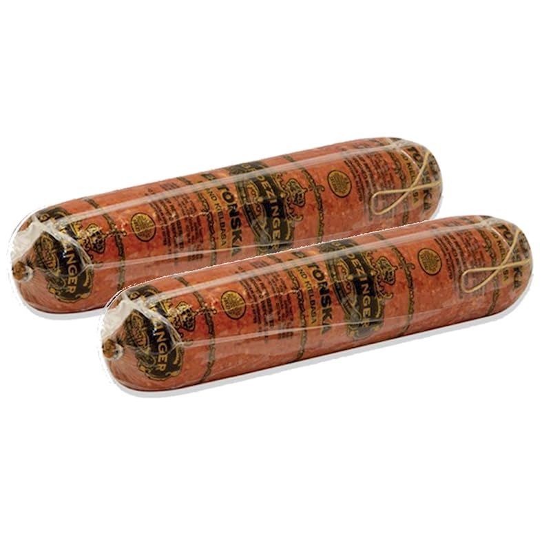 Groezinger Salami Estonskaya 2.5 Lb - Cured Meat For Charcuterie, Deli Salami Stick, Versatile Salami Lunchmeat, And Flavorful Sausage For Every Meal