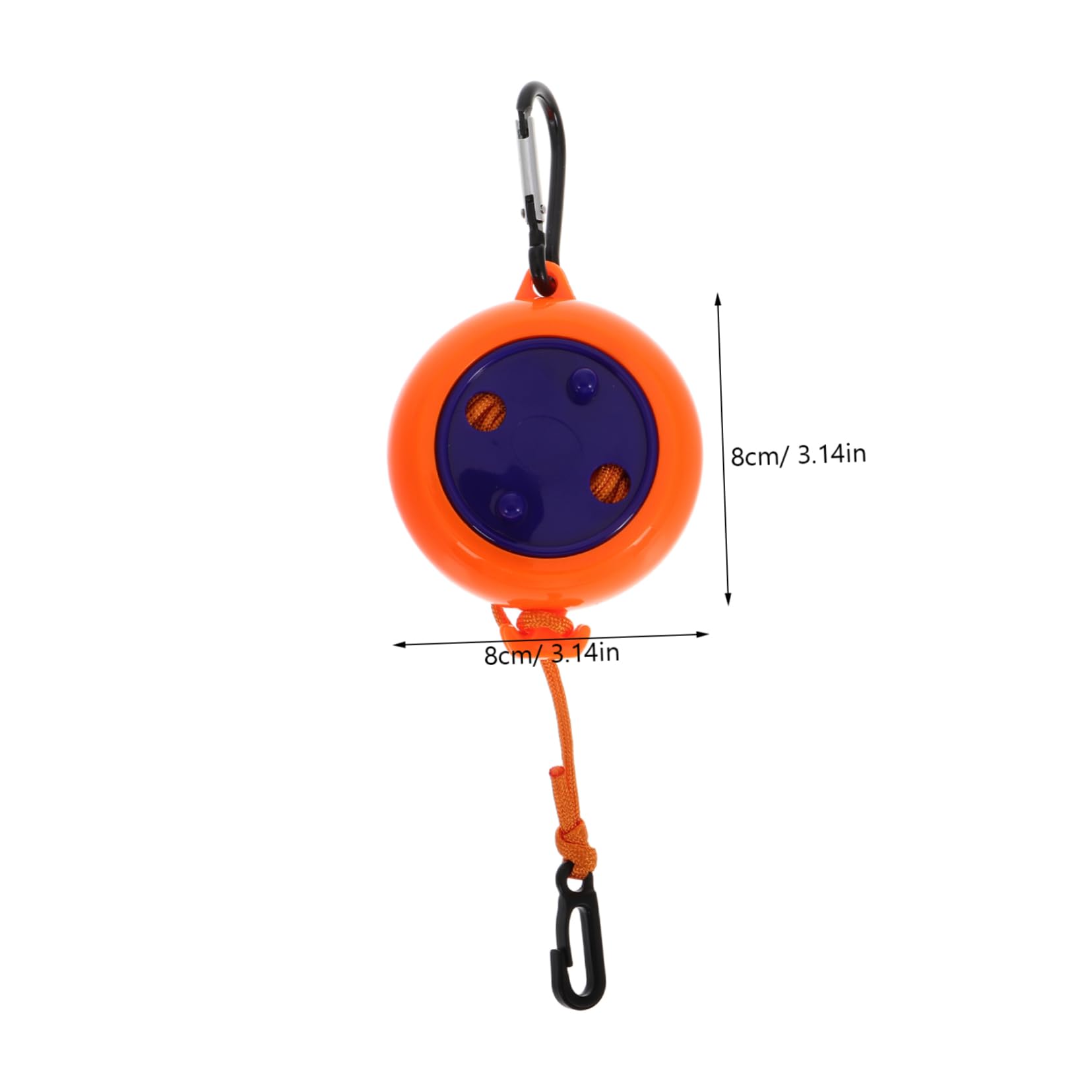 Sosoport 1 Set Portable Retractable Clothesline for Outdoor Travel Windproof Slip Laundry Line No Drilling Required for Hotels and Indoor Use Space Saving Design