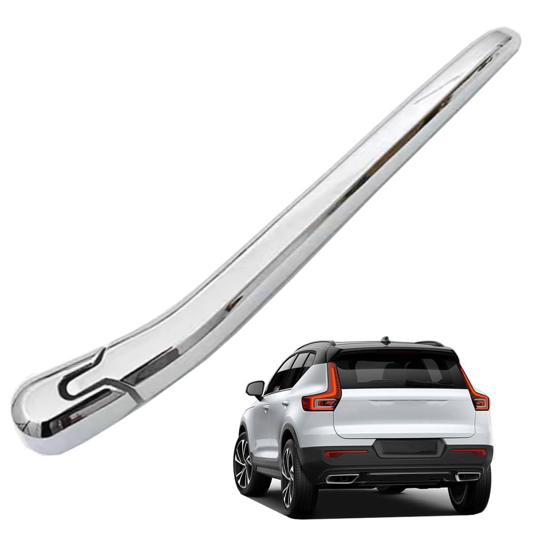Rear Window Windshield Wiper Blade Cover Trim For XC40 2019 2020 ABS Chrome Car Exterior Decoration Accessories Silver