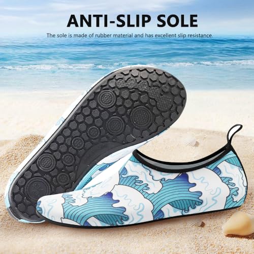 Image of Water Shoes for Women Men Quick-Dry Barefoot Aqua Socks Swim Pool Non Slip Surf Yoga Exercise Outdoor Trave Essentials