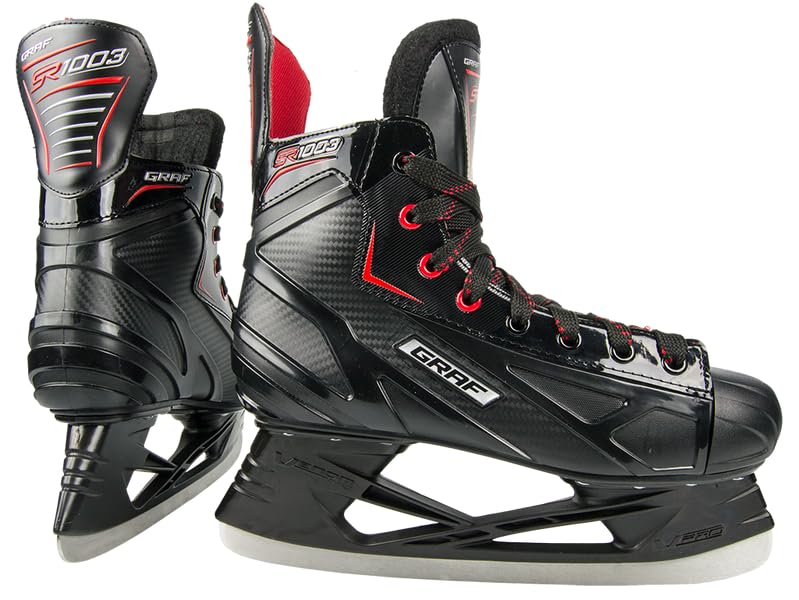 Graf Ultra SR1003 Schlittschuhe Senior geschliffen und sofort Fahrfertig, Größe:42