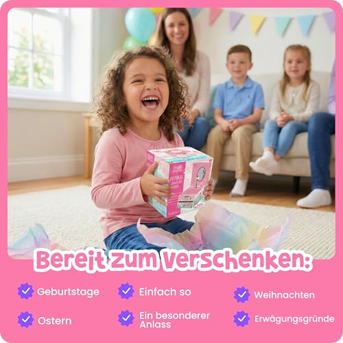 Musikalische Ballerina Schmuckkästchen für Mädchen – Kinder tanzende Ballerina Musikbox Spiegel, Ballett Geschenke für kleine Mädchen, Schmuck-Boxen, Geburtstag Geschenk, Alter 3–10, rosa