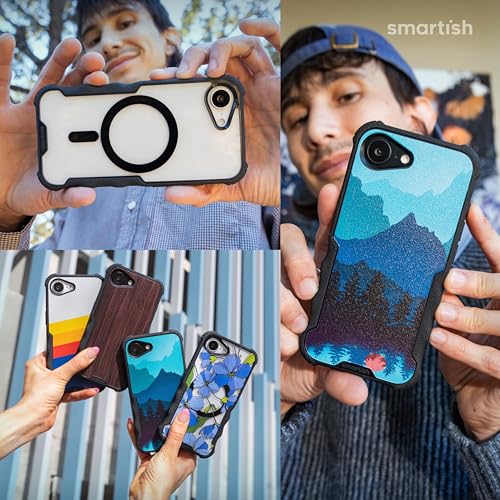 Coque fine blindée iPhone 16e Smartish Gripzilla magnétique résistante - 7