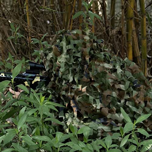 Loogu Camouflage Netting, Camo Net Hunting Blind Great For Sunshade Camping Shooting Hunting Etc. (150D Polyester, 6.5X10Ft) #TOP6