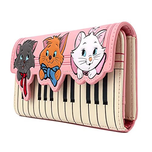 Loungefly Disney Aristocats Piano Kitties Faux Leather Wallet2