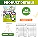 Affrolling 2 Pcs Lacrosse Scorebook Men's/Women's Score Keeping Book for 32 Games Lacrosse Spiral Bound Scorebook with Scoring Instructions 9.25 x 12 Inch for Coach School Adult Supply(Women)