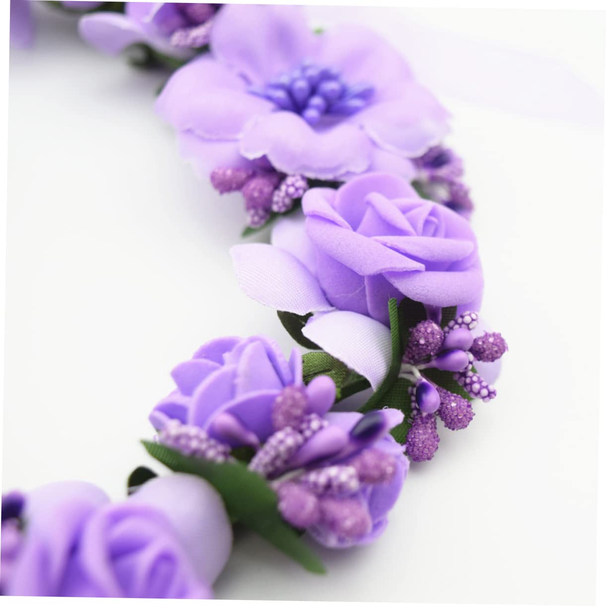 FRCOLOR 3piezas Diadema Floral De Flores Artificiales Para Bodas y Fiestas Accesorio Elegante Para Niñas y Mujeres Diseño Vividamente y Natural Para Fotografías y Eventos Especiales