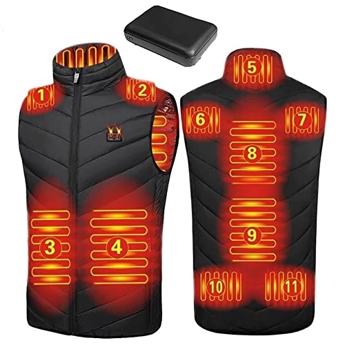 Gilet di riscaldamento intelligente con materiale del filo di riscaldamento della fibra, riscaldamento a infrarossi, materiale morbido, prestazione stabile, protezione dell'ambiente e risparmio energetico, sicuro e affidabile. Adatto per molte attività all'aperto come arrampicata, campeggio, escursioni, sci, pesca. Si prega di controllare la tabella delle taglie prima di ordinare.