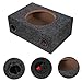 Healifty Car Subwoofer Enclosure Lightweight Speaker Box for Enhanced Bass Audio Experience Compatible Various Car Models for DIY Upgrades and Audio Enthusiasts