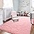 Toneed Pink Fluffy Bedroom Area Rug 5 x 8 Feet Clearance Modern Area Rugs for Boys Girls Kid Living Room College Dorm Nursery Home Decorations Carpet