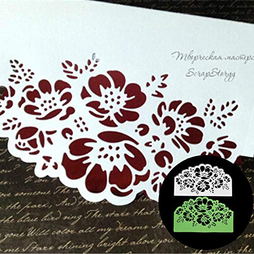 Stanzschablonen für Scrapbooking, Blumen-Rand, Dekoration, Metall, DIY, Scrapbooking, Album, Karten, Prägeschablone Cover