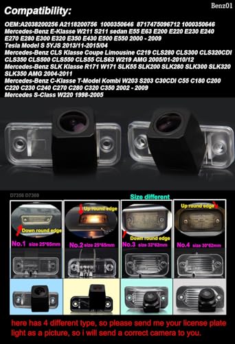 Image of Car Camera Replacement for MB E CLS SLK C W211 S211 E55 E63 E200 E220 E230 E240 E270 E280 E300 E320 E350 E430 E500 E550 C219 CLS280 CLS300 CLS320CDI CLS350 CLS500 CLS550 CLS55 CLS63 W219