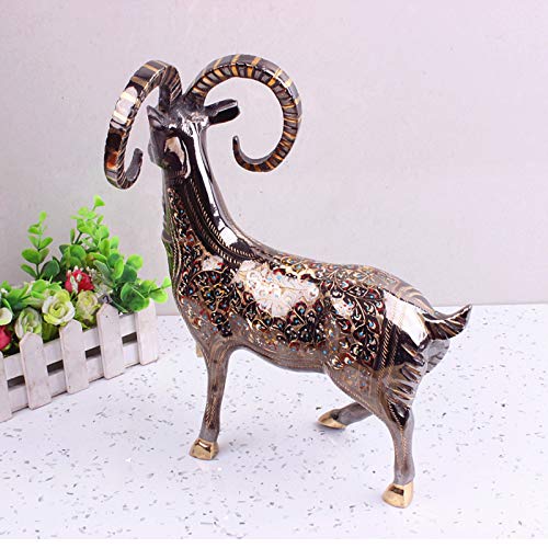Sculpture animale en bronze peint comme objets de collection - 5