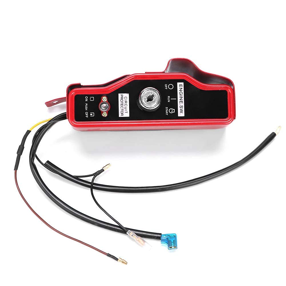 Interruptor de encendido eléctrico y caja de control de panel de 2 llaves para GX340 GX390 Engine