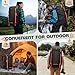 RAINSMORE Mochila Senderismo 40 Litros Impermeable Mochila Trekking para Hombre Mujer Mochila de Montaña con cubierta de lluvia para Viajes Escalada Acampadas Negro Imagen de RAINSMORE Mochila Senderismo 40 Litros Impermeable Mochila Trekking para Hombre Mujer Mochila de Montaña con cubierta de lluvia para Viajes Escalada Acampadas Negro