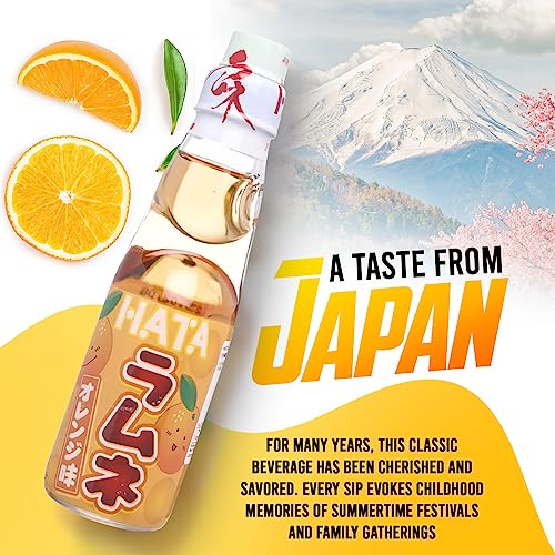 Fusion Select Ramune Japanese Soda - Classic Carbonated Japanese Drinks - Fizzy Ramune Soda Drink from Japan in Codd-Neck Bottles with Marble Stoppers - 6.76 oz, 6-Pack (6Bottle- Variety) - Image 2